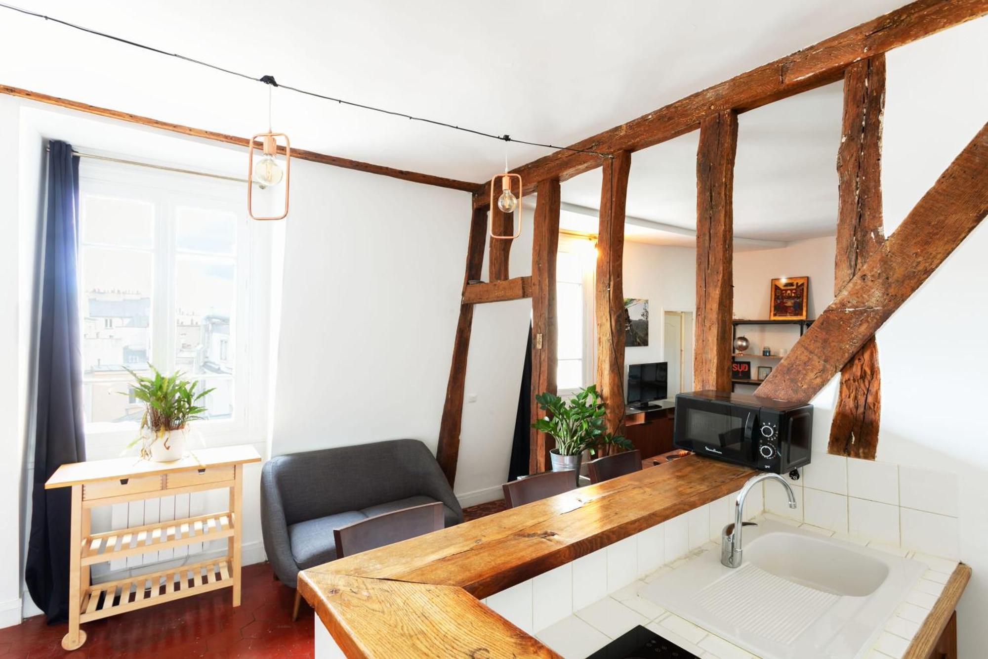 Apartamento Central Paris 1Br Cozy Exterior foto