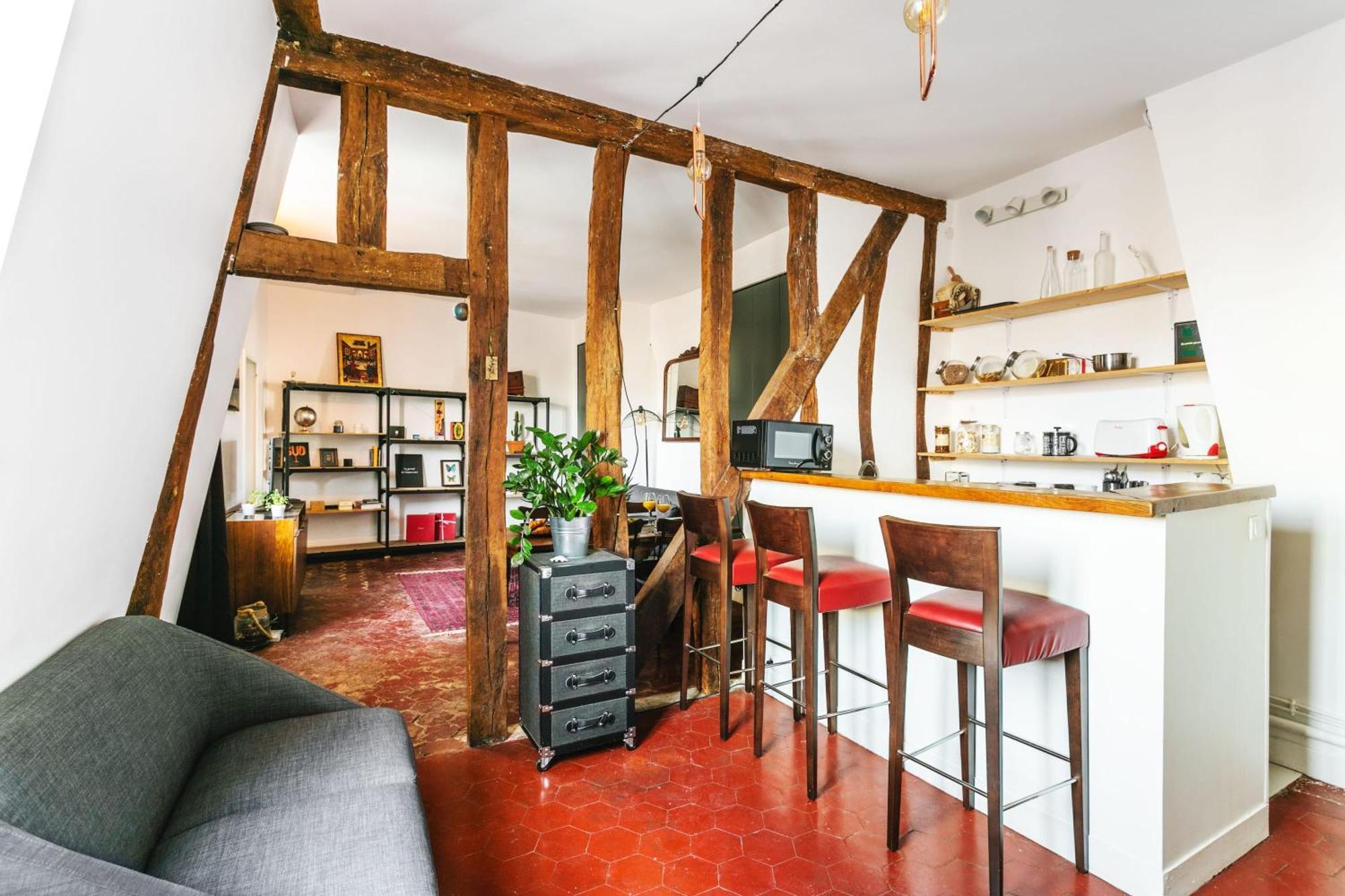 Apartamento Central Paris 1Br Cozy Exterior foto